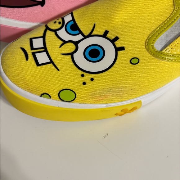 SpongeBob SquarePants Men’s Slip-On Shoes - Pink and Yellow - Picture 6 of 14